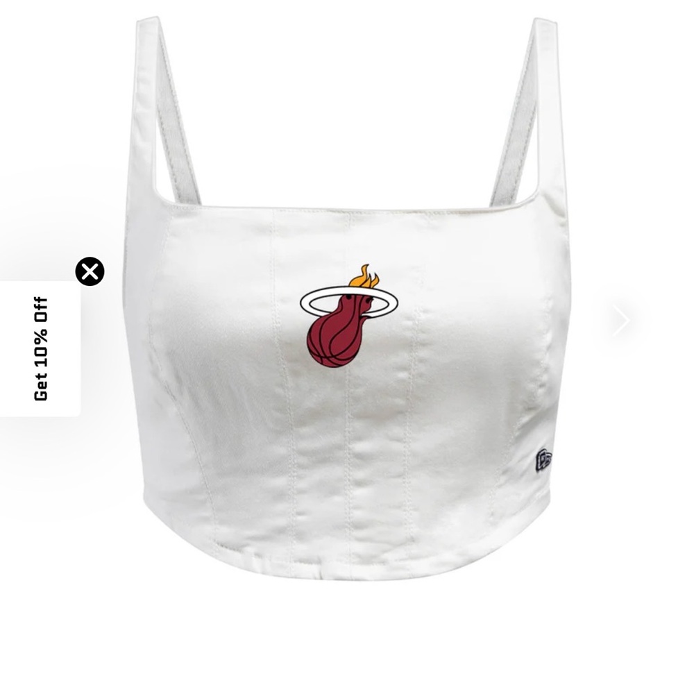 NWT Miami Heat Denim Corset